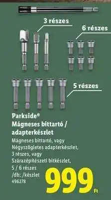 Lidl PARKSIDE Mágneses bittartó / adapterkészlet ajánlat