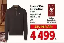 Lidl Esmara Men Férfi pulóver ajánlat