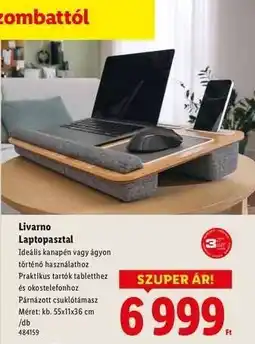 Lidl Livarno Laptopasztal ajánlat