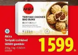 Lidl Akira Teriyaki csirkével töltött gombóc ajánlat