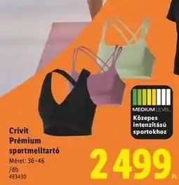 Lidl CRIVIT Prémium sportmelltartó ajánlat