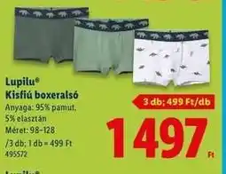 Lidl Lupilu Kisfiú boxeralsó ajánlat