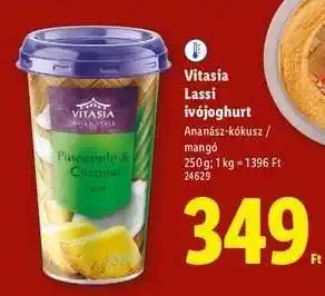 Lidl VITASIA Lassi ivójoghurt ajánlat