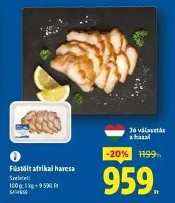 Lidl Füstölt afrikai harcsa ajánlat