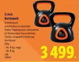 Lidl CRIVIT Kettlebell ajánlat
