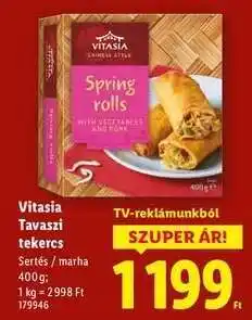 Lidl VITASIA Tavaszi tekercs ajánlat