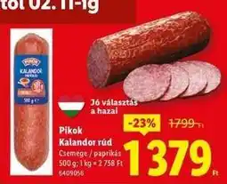 Lidl PIKOK Kalandor rúd ajánlat