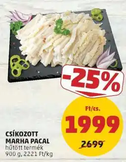 PENNY Csíkozott Marha Pacal ajánlat