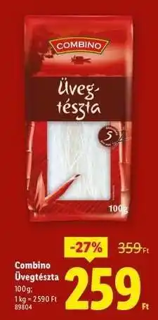 Lidl COMBINO Üvegtészta ajánlat