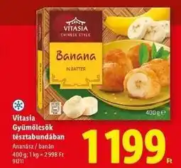 Lidl Vitasia Gyümölcsök tésztabundában ajánlat