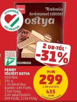 PENNY PENNY Töltött Ostya ajánlat
