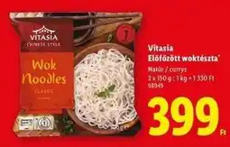 Lidl VITASIA Előfőzött woktészta ajánlat