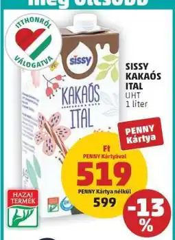 PENNY Sissy Kakaós Ital ajánlat