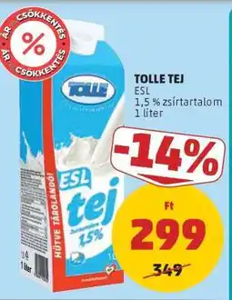 PENNY TOLLE TEJ ajánlat