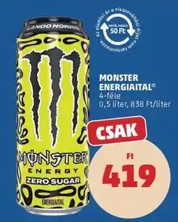 PENNY MONSTER Energiaital ajánlat