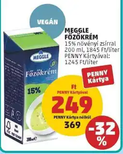PENNY Meggle Főzőkrém ajánlat