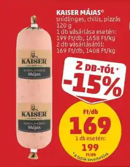 PENNY KAISER Májas ajánlat