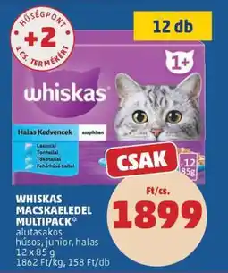 PENNY Whiskas Macskaeledel Multipack ajánlat