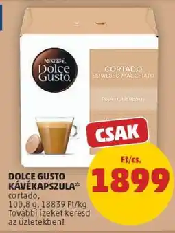 PENNY Dolce Gusto Kávékapszula ajánlat