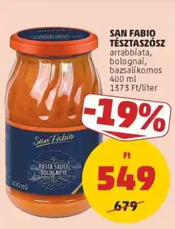 PENNY San Fabio Tésztaszósz ajánlat
