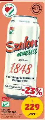 PENNY Szalon Timeless Sör ajánlat