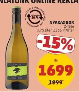 PENNY Nyakas bor ajánlat