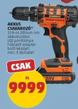 PENNY AKKUS CSAVAROZÓ ajánlat