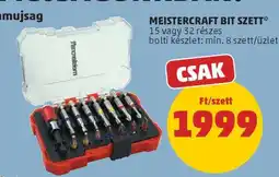 PENNY MEISTERCRAFT BIT SZETT ajánlat