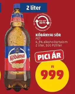 PENNY Kőbányai Sör ajánlat