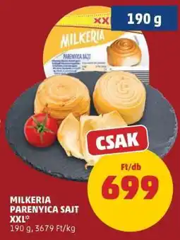 PENNY Milkeria Parenyica Sajt XXL ajánlat