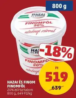 PENNY HAZAI ÉS FINOM FINOMFÖL ajánlat
