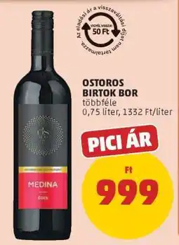 PENNY Ostoros Birtok bor ajánlat