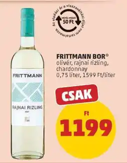 PENNY Frittmann bor ajánlat