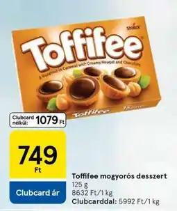 Tesco Toffifee mogyorós desszert ajánlat