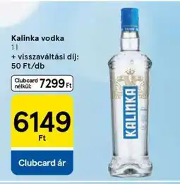 Tesco Kalinka vodka ajánlat