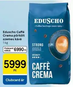 Tesco EduScho Caffé Crema pörkölt szemes kávé ajánlat