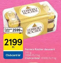 Tesco Ferrero Rocher desszert ajánlat