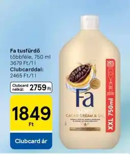 Tesco Fa tusfürdő ajánlat