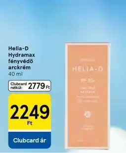 Tesco Helia-D Hydramax fényvédő arckrém ajánlat