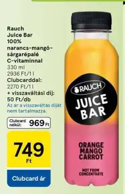 Tesco Rauch Juice Bar ajánlat