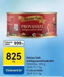 Tesco Háziás Ízek melegszendvicskrém ajánlat