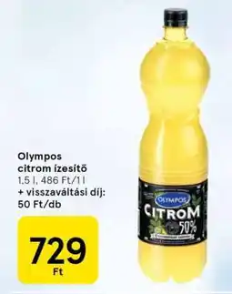 Tesco Olympos citrom ízesítő ajánlat