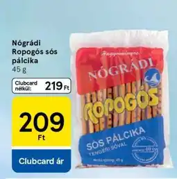 Tesco Nógrádi Ropogós Sós Pálcika ajánlat