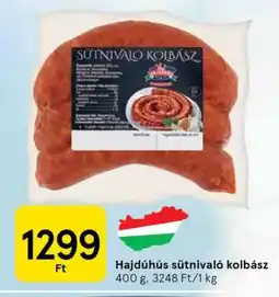 Tesco Hajdúhús sütni való kolbász ajánlat