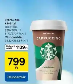 Tesco Starbucks kávéital ajánlat