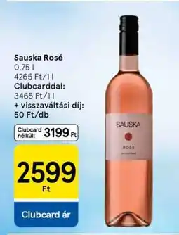 Tesco Sauska Rosé ajánlat
