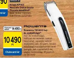 Tesco Rowenta TN1400 haj- és szakállvágó ajánlat
