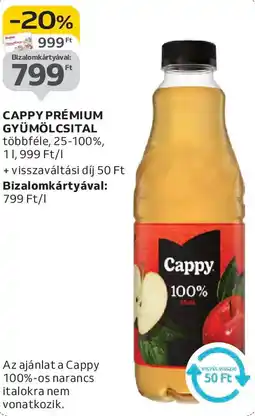 Auchan Cappy Prémium gyümölcsital ajánlat