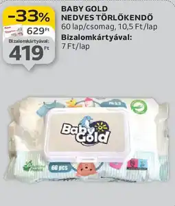 Auchan Baby Gold Nedves törlőkendő ajánlat