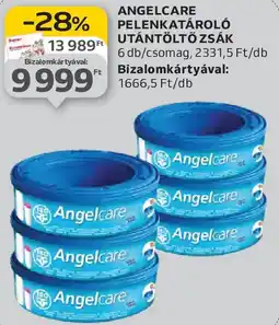 Auchan Angelcare pelenkatároló utántöltő zsák ajánlat